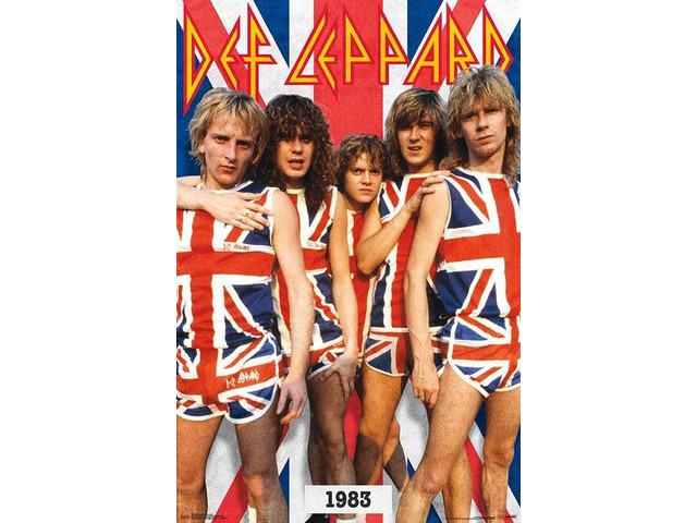 Def Leppard - Union Jack Poster Print (22 x 34)
