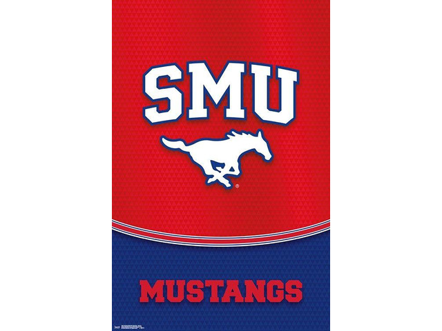 Southern Methodist University - Logo 18 Poster Print (22 x 34)