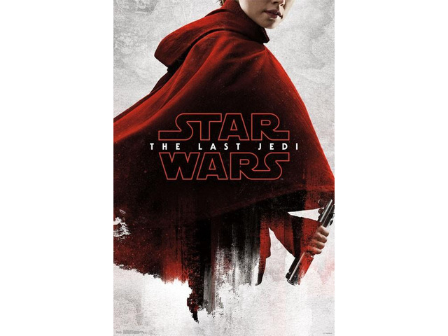 Star Wars The Last Jedi - Red Rey Poster Print (22 x 34)