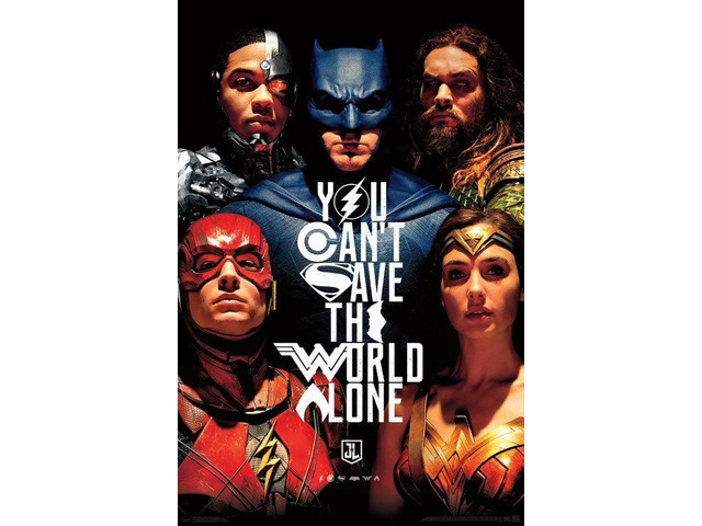 Justice League - Save The World Poster Print (22 x 34)