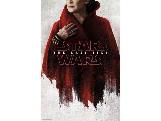 Star Wars The Last Jedi - Red Leia Poster Print (22 x 34)