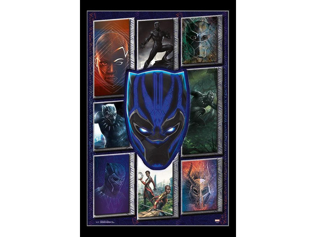 Black Panther - Collage Poster Print (22 x 34)