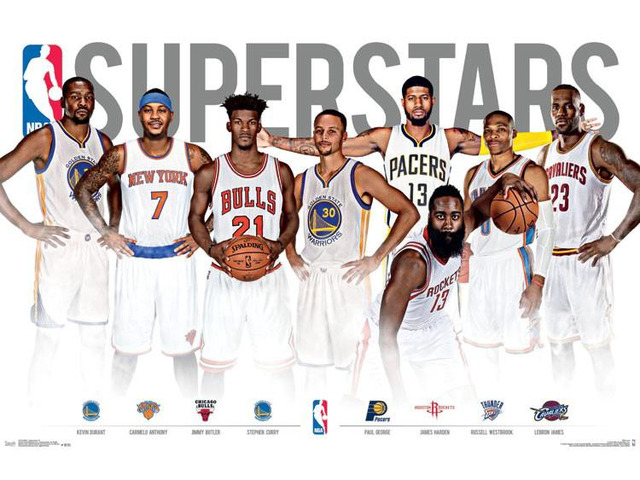 NBA - Superstars 16 Poster Print (34 x 22)