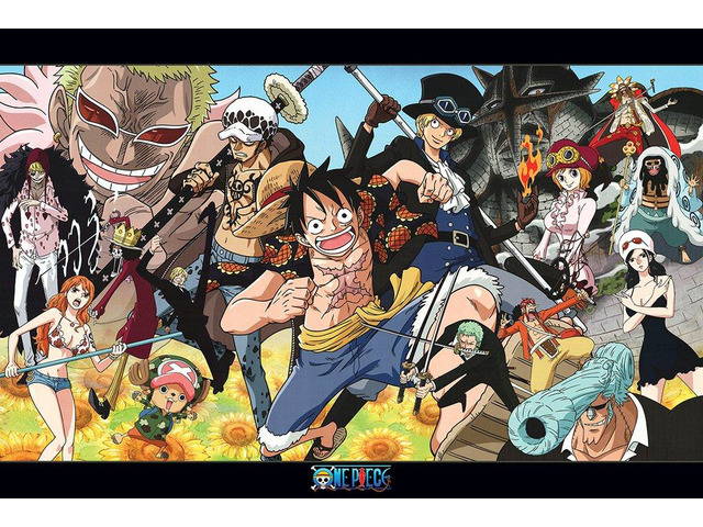 One Piece Cast Poster Print (22 x 34)