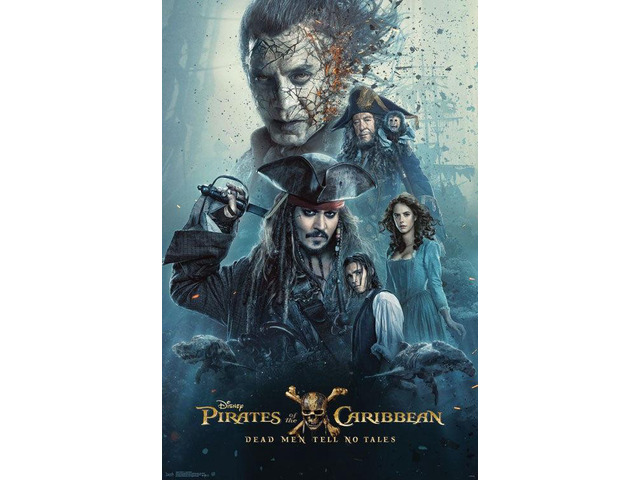 Pirates of the Caribbean Dead Men Tell No Tales - One Sheet Poster Print (22 x 34)