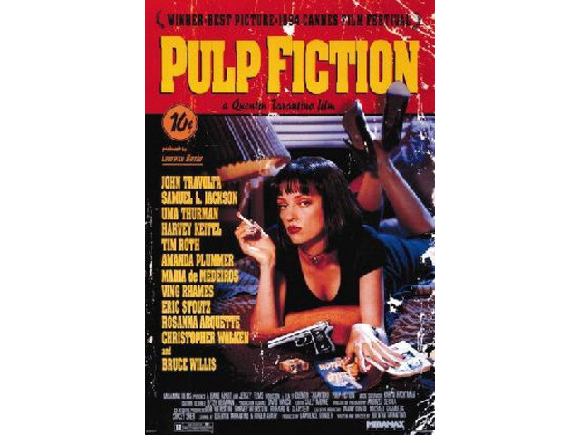 Pulp Fiction Uma Movie Poster Print (24 X 36)