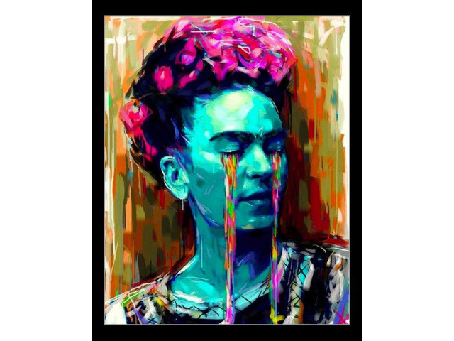Frida Kahlo Paint Painting Tears Poster Print (24 X 36)