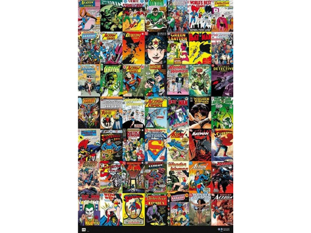 DC Comics Covers Poster (24 x 36)