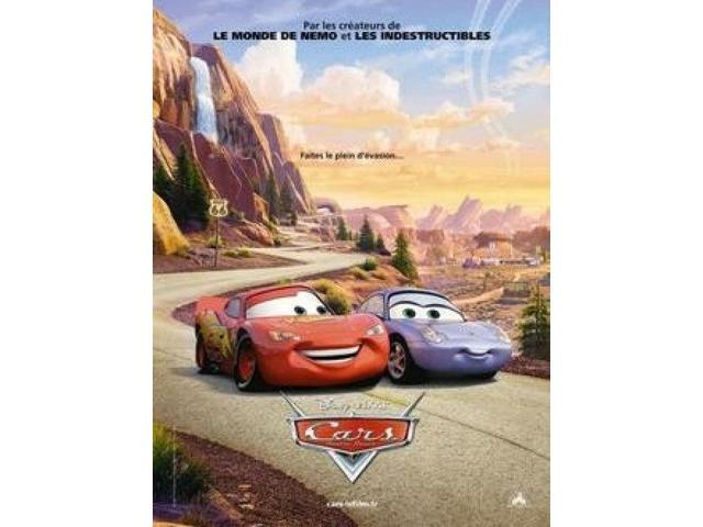Disney Pixar Cars - French Movie Poster Print (27 x 39)