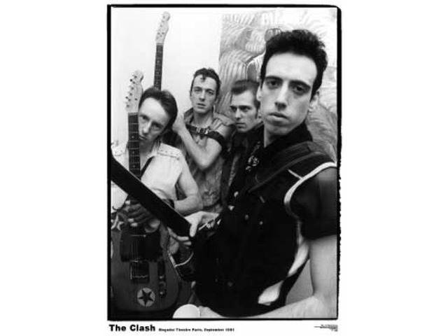 Clash Mogador Mogador Theatre, Paris 1981 Poster Print (22 x 34)