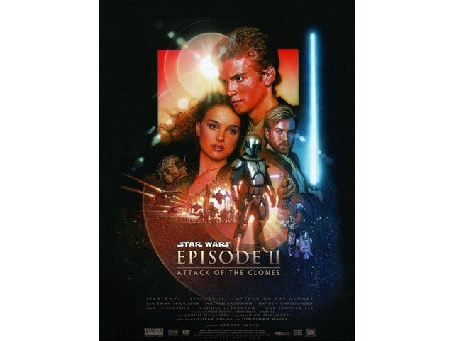 Star Wars Episode 2 Attack Of The Clones Poster Print (22 x 34)