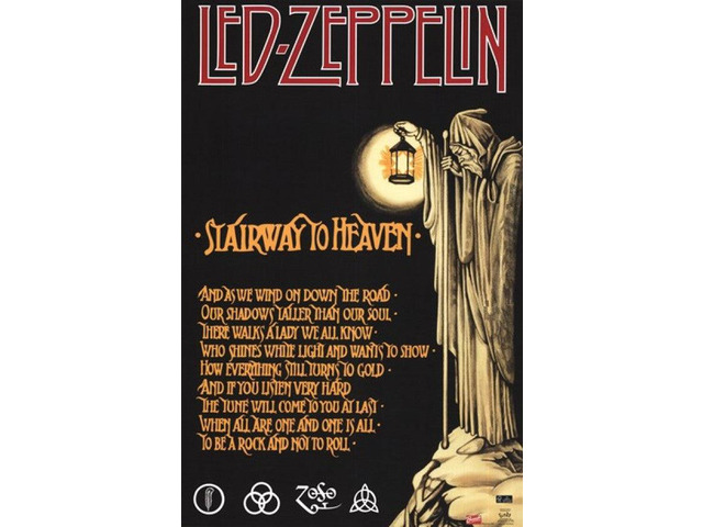 Led Zeppelin - Stairway to Heaven Poster Print (22 x 34)