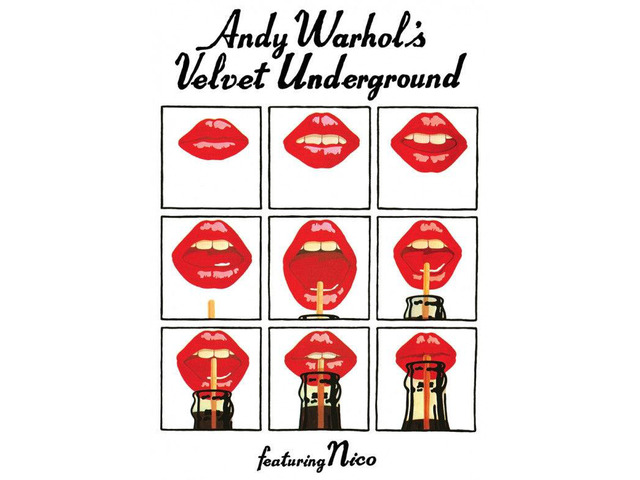 Velvet Underground Lips Andy Warhol Lips Poster (24 x 36)