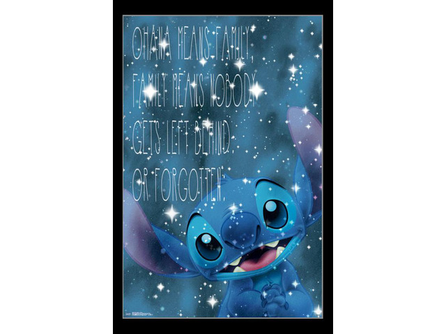 Lilo & Stitch - Ohana Poster Print (22 x 34)