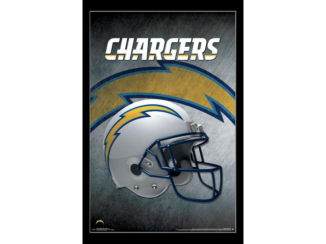 Los Angeles Chargers - Helmet Poster Print (22 x 34)