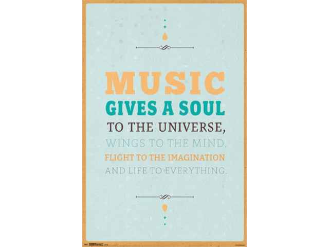 Music Gives Poster Print (24 x 36)