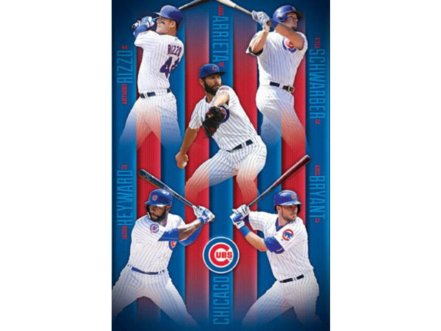 Chicago Cubs - Group 16 Poster Print (22 x 34)