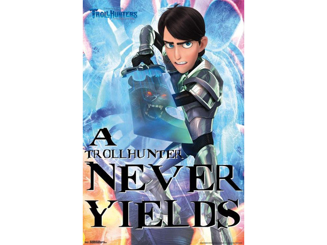 Trollhunters - Never Yields Poster Print (22 x 34)