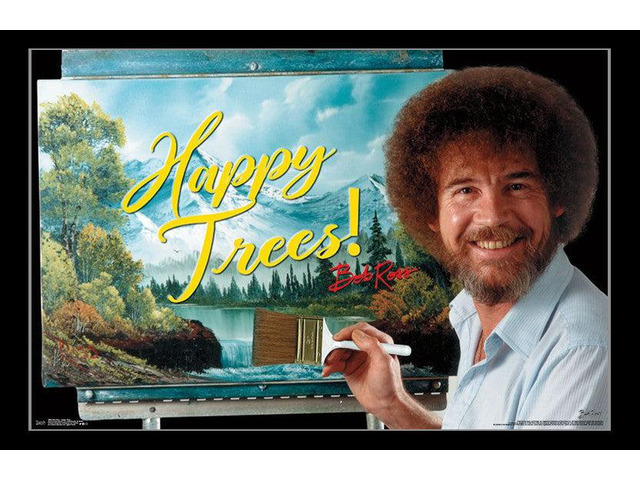 Bob Ross - Happy Trees Poster Print (34 x 22)