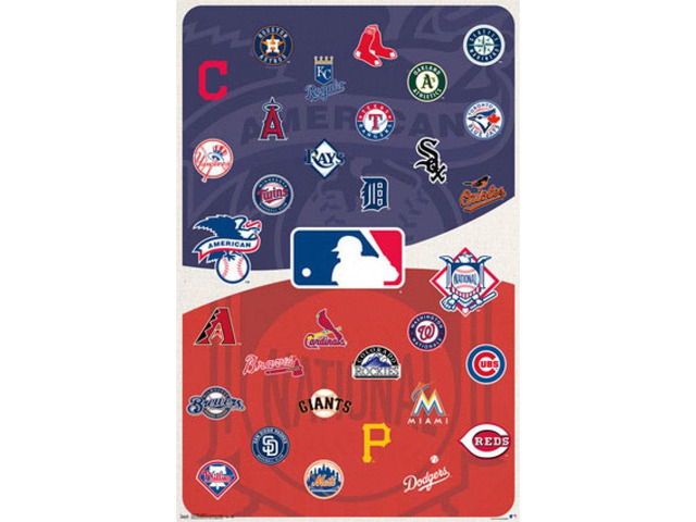 MLB Baseball - Logos 15 Poster Print (22 x 34)