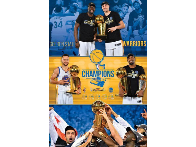 2017 Nba Finals - Celebration Poster Print (22 x 34)
