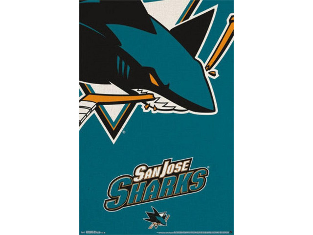 San Jose Sharks & reg - Logo 14 Poster Print (22 x 34)