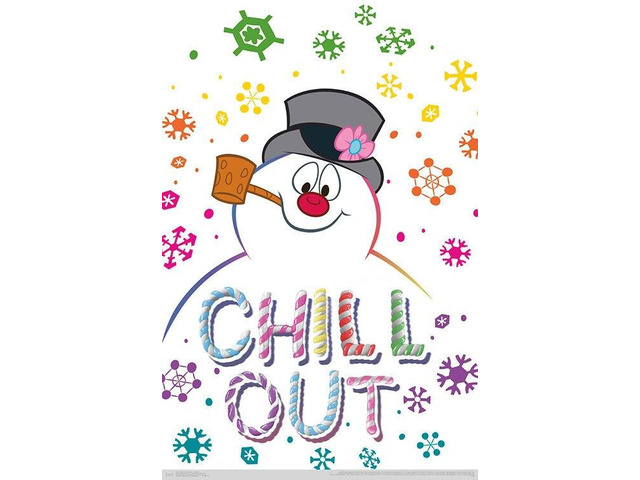 Frosty The Snowman - Chill Out Poster Print (22 x 34)
