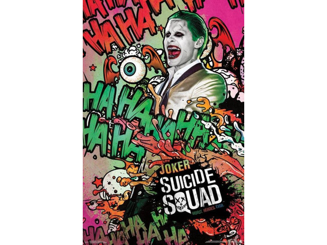 Suicide Squad - Joker Ha Ha Poster Print (22 x 34)