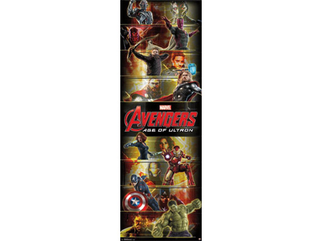 Marvel Avengers Age of Ultron - Door Poster Print (21 X 62)