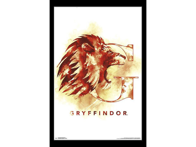 Harry Potter - Gryffindor Illustrated Poster Print (22 x 34)