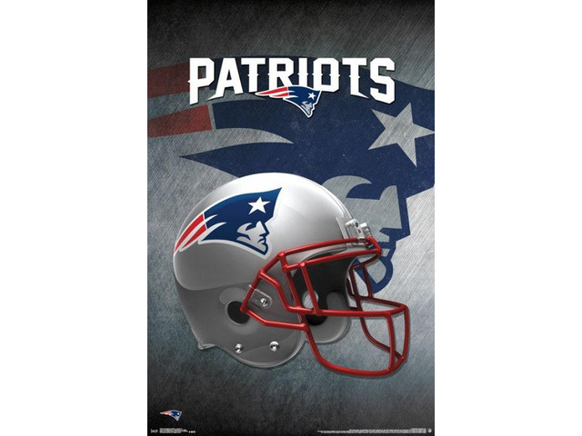 New England Patriots – Helmet 16 Poster Print (22 x 34)