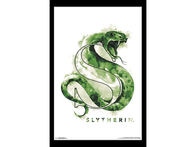 Harry Potter - Slytherin Illustrated Poster Print (22 x 34)