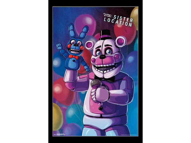 Five Nights At Freddy's Sister Location - Funtime Freddy Poster Print (22 x 34)