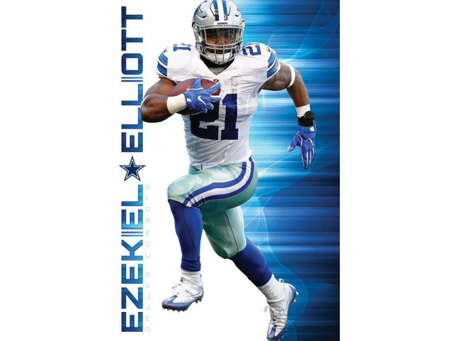 Dallas Cowboys - Ezekiel Elliott 16 Poster Print (22 x 34)