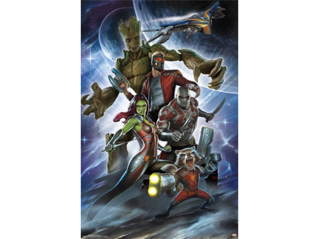 Guardians of the Galaxy - Attack Poster Print (22 x 34)
