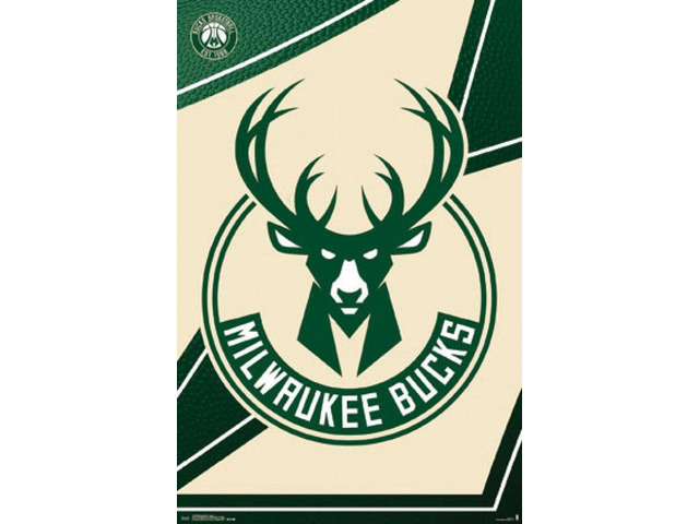Milwaukee Bucks - Logo Poster Print (22 x 34)