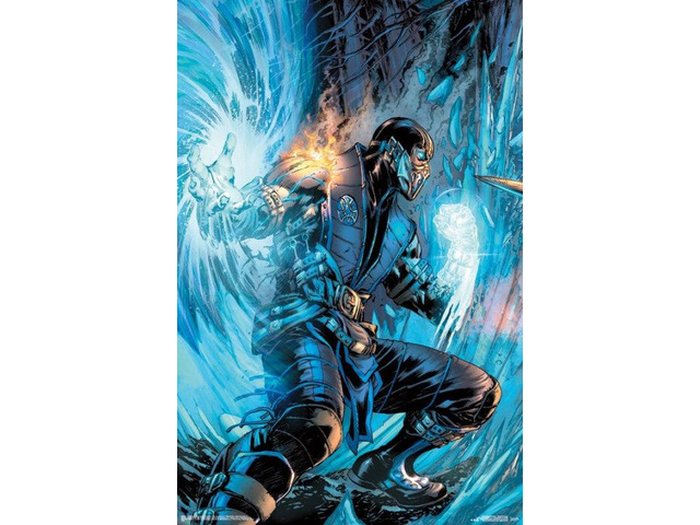 Mortal Kombat - Sub-Zero Comic Poster Print (22 x 34)