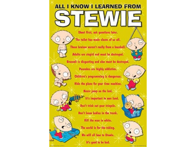 Family Guy - Stewie Know It All Poster Print (24 x 36)