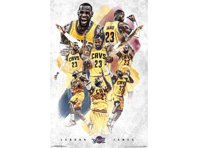 Cleveland Cavaliers - Lebron James 15 Poster Print (22 x 34)