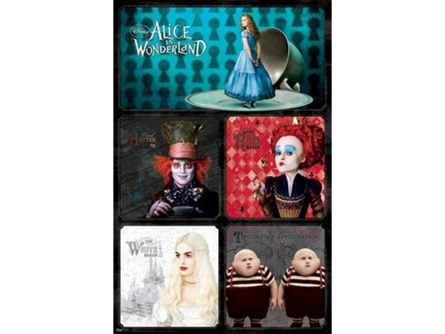 Alice in Wonderland, c.2010 - Group Poster Print (22 x 34)