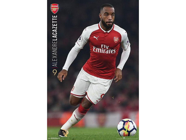 Arsenal - Alexandre Lacazette Poster Print (22 x 34)