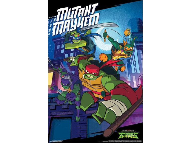 Rise Of The Teenage Mutant Ninja Turtles - Mayhem Poster Print (22 x 34)
