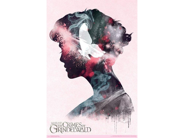 Fantastic Beasts 2 - Queenie Illustration Poster Print (22 x 34)