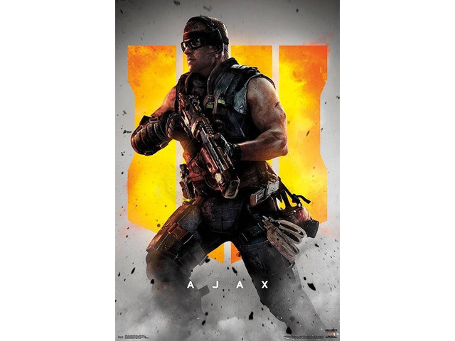 Call Of Duty Black Ops 4 - Ajax Key Art Poster Print (22 x 34)