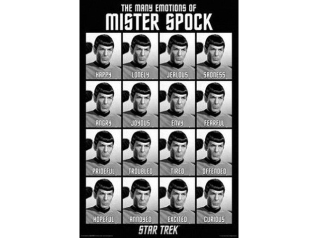 Star Trek Spok Emotions Of Spock Poster Print (24 X 36)