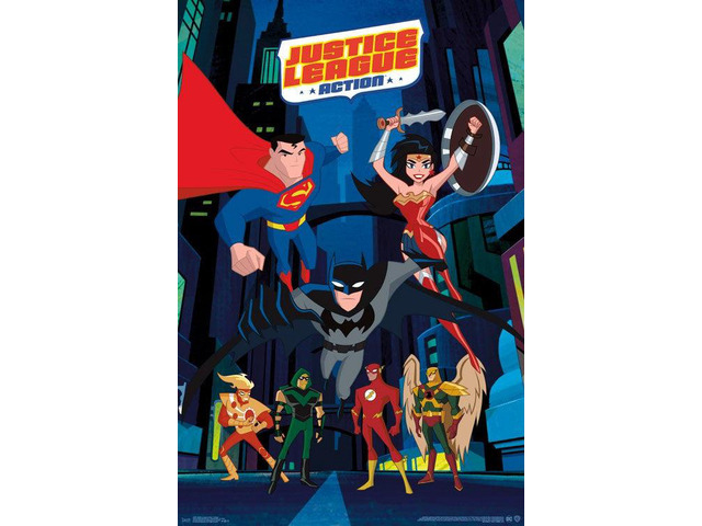 Justice League Action - Collage Poster Print (22 x 34)