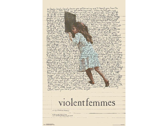 Violent Femmes - Lyric Girl Tea Towl Poster Print (22 x 34)