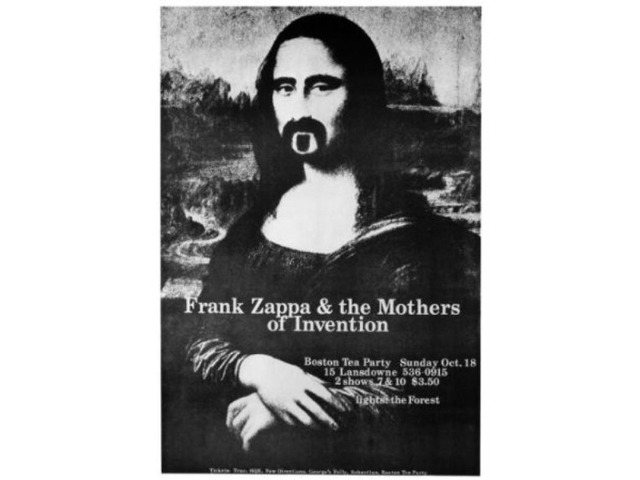 Frank Zappa Mona Lisa Poster (24 x 36)