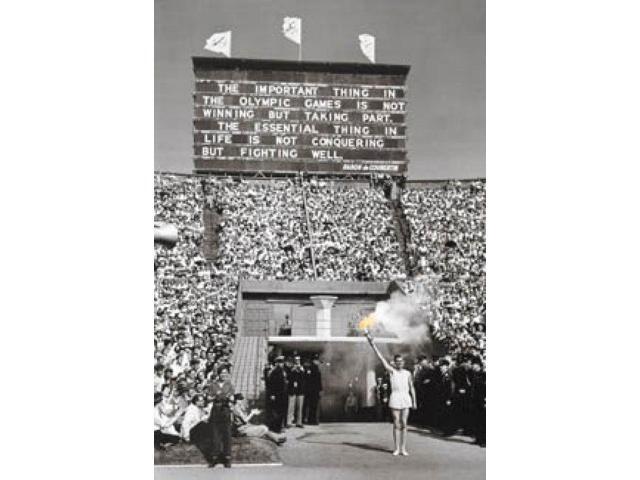 1948 Olympics Taking Part Poster Print By (22 x 34)
