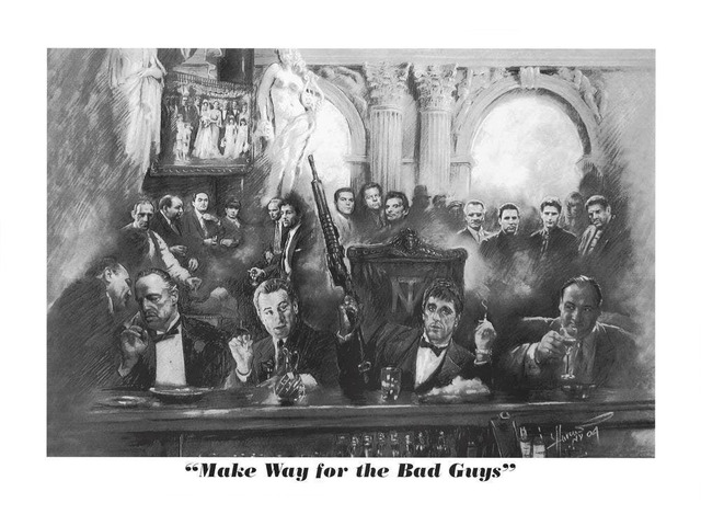 Make Way For The Bad Guys Poster Print Bad Guys Sketch Poster Print (24 X 36)